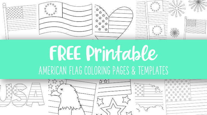 free printable united states flag coloring pages