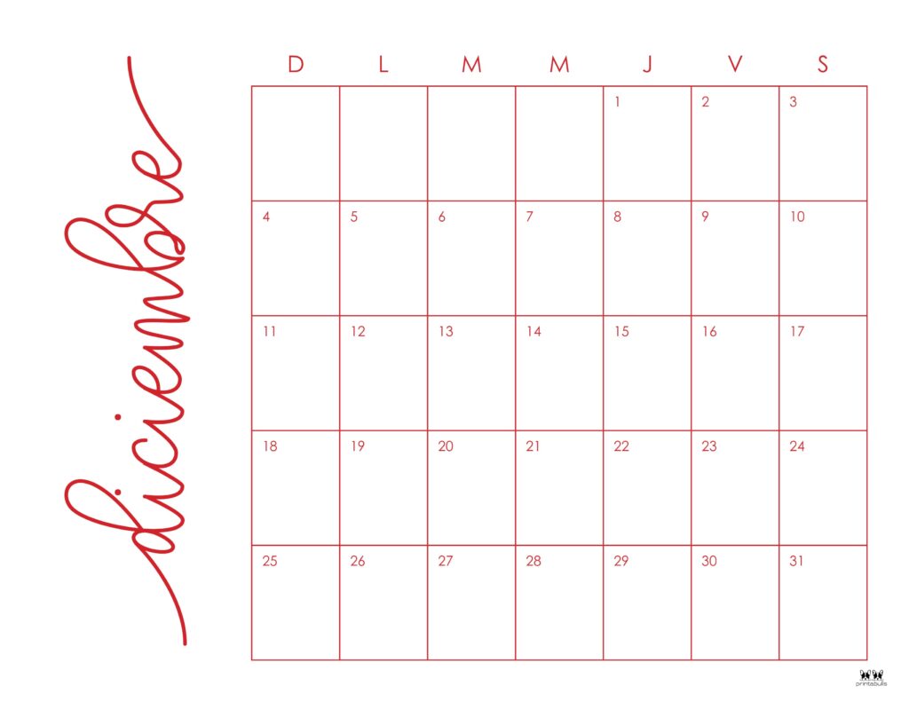 Printable December 2022 Calendar-Style 46