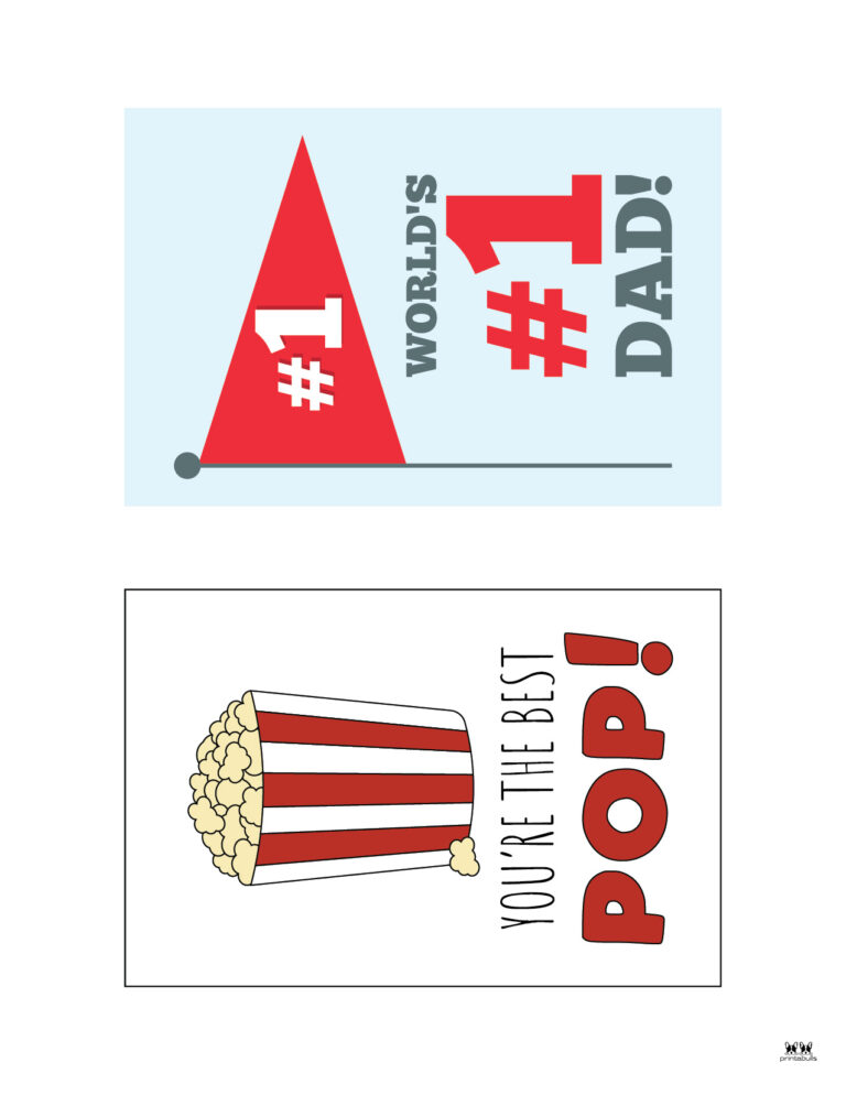 Father's Day Cards - 50 FREE Printables | Printabulls