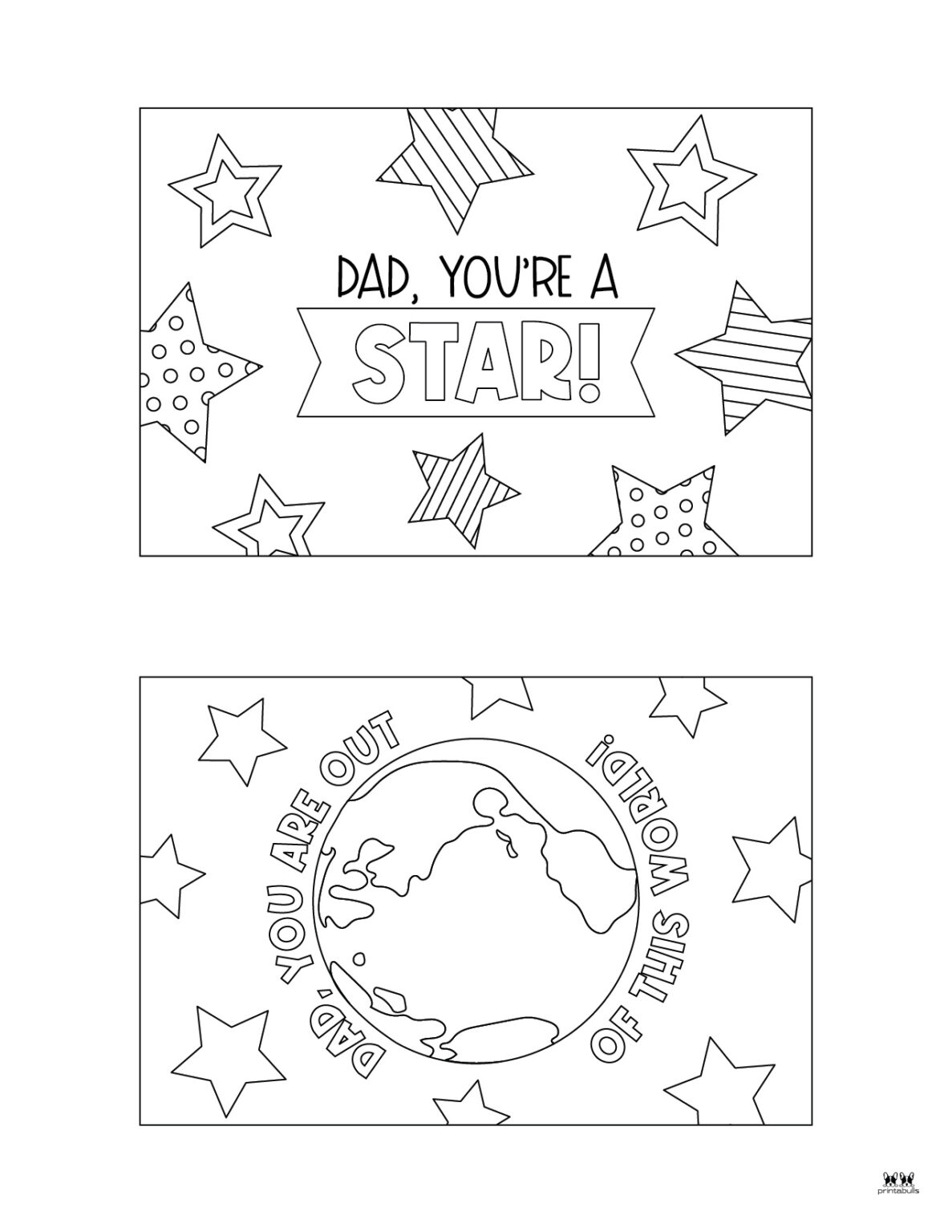 Father's Day Cards 50 FREE Printables Printabulls