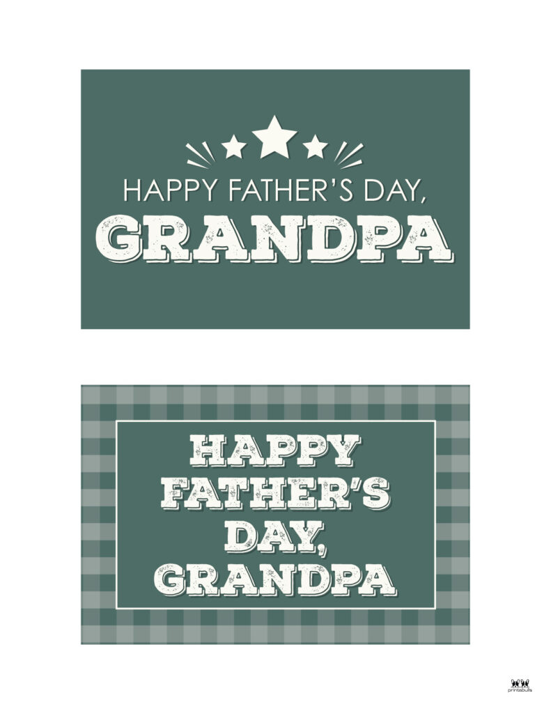 Printable Father_s Day Cards-Happy Father_s Day Grandpa 4