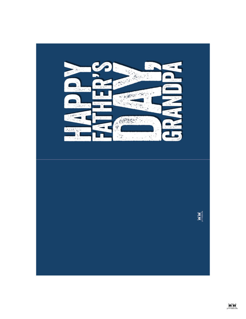 Printable Father_s Day Cards-Happy Father_s Day Grandpa 5