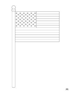 American Flag Coloring Pages &amp; Templates - 20 FREE Pages | Printabulls