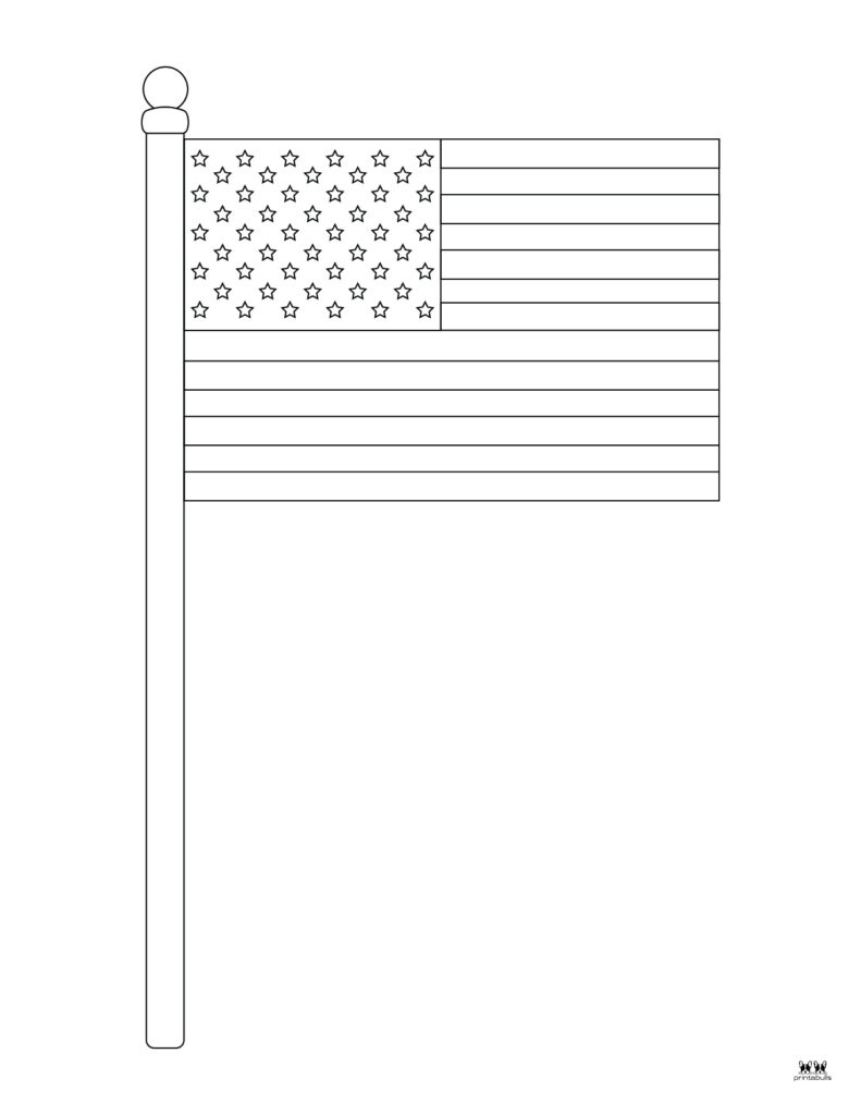 free printable united states flag coloring pages