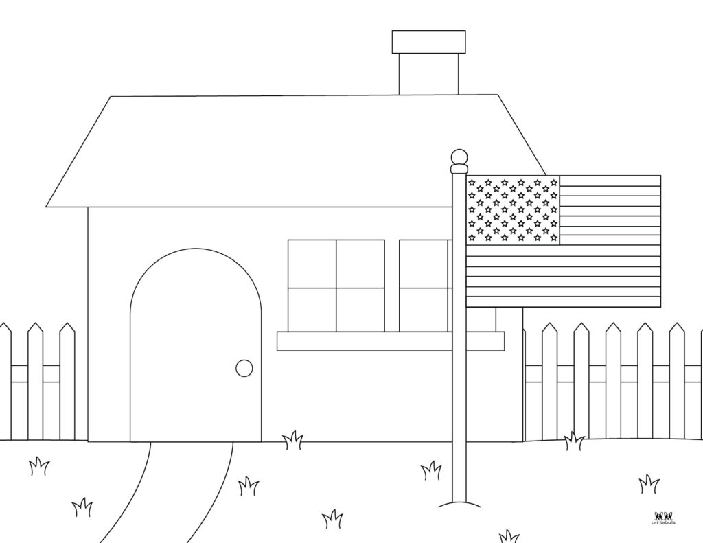 Printable Flag Coloring Page-7