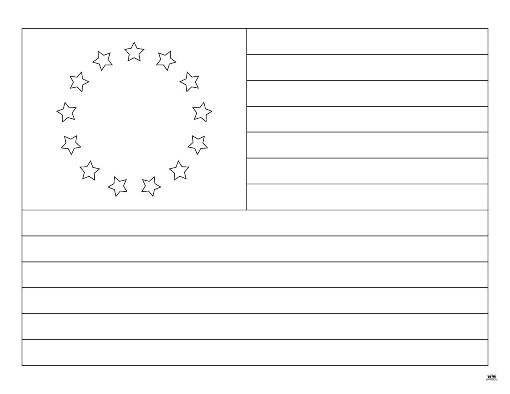 Printable Flag Template-1