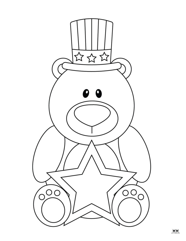 Printable Fourth of July Coloring Page-13