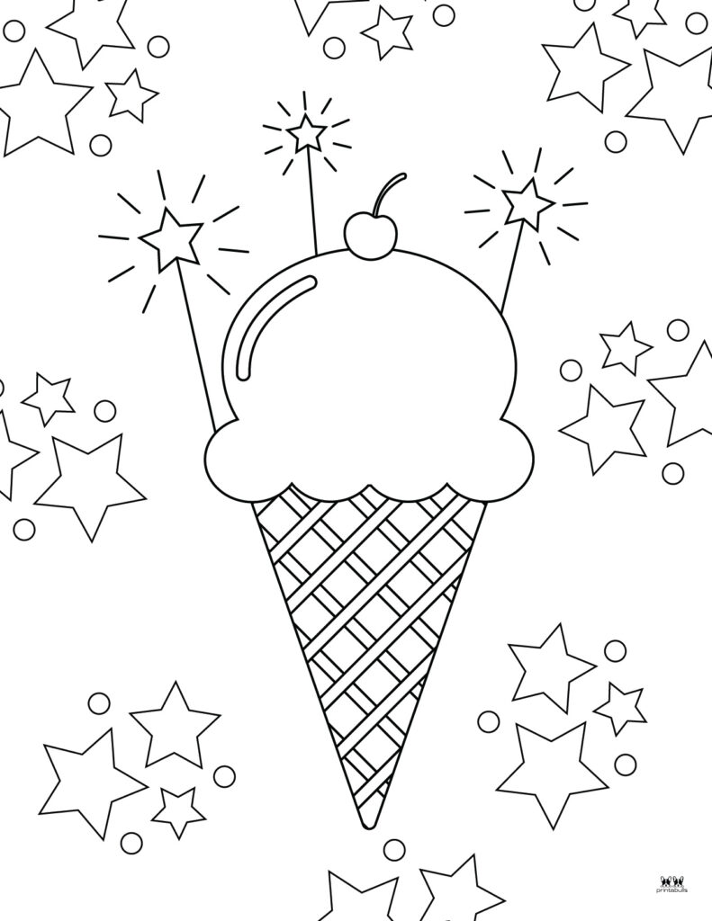 Printable Fourth of July Coloring Page-17