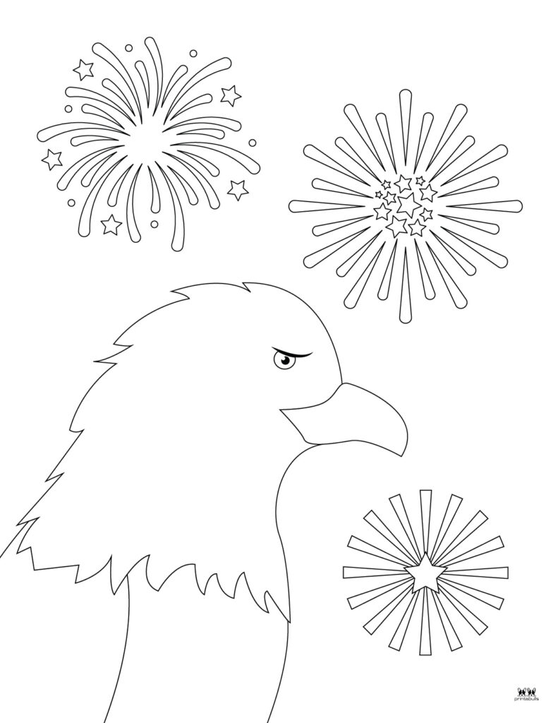 Printable Fourth of July Coloring Page-2