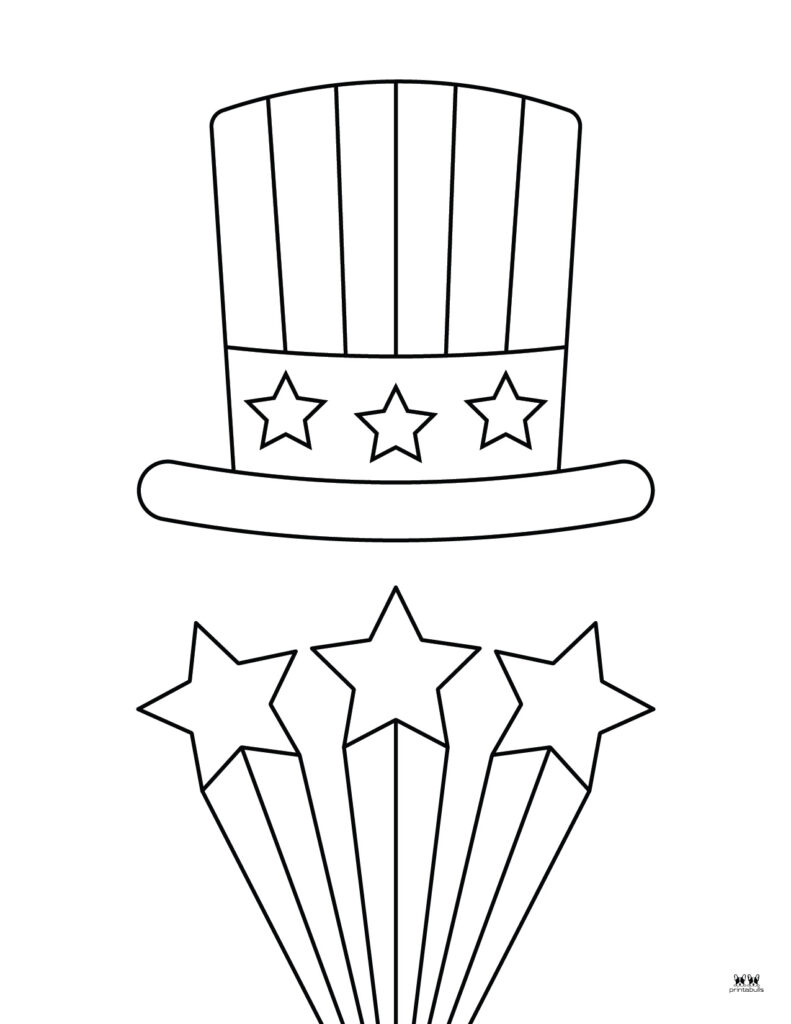 Printable Fourth of July Coloring Page-8