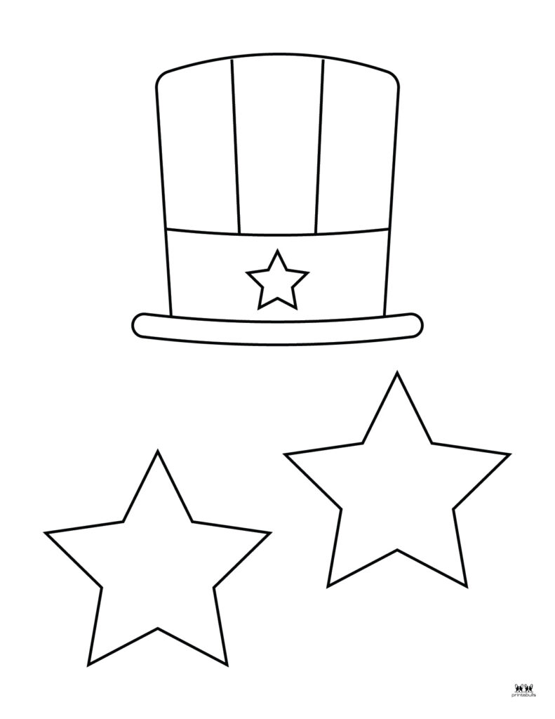 Printable Fourth of July Coloring Page-Toddlers 4
