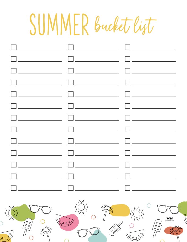 Printable Summer Bucket List-19
