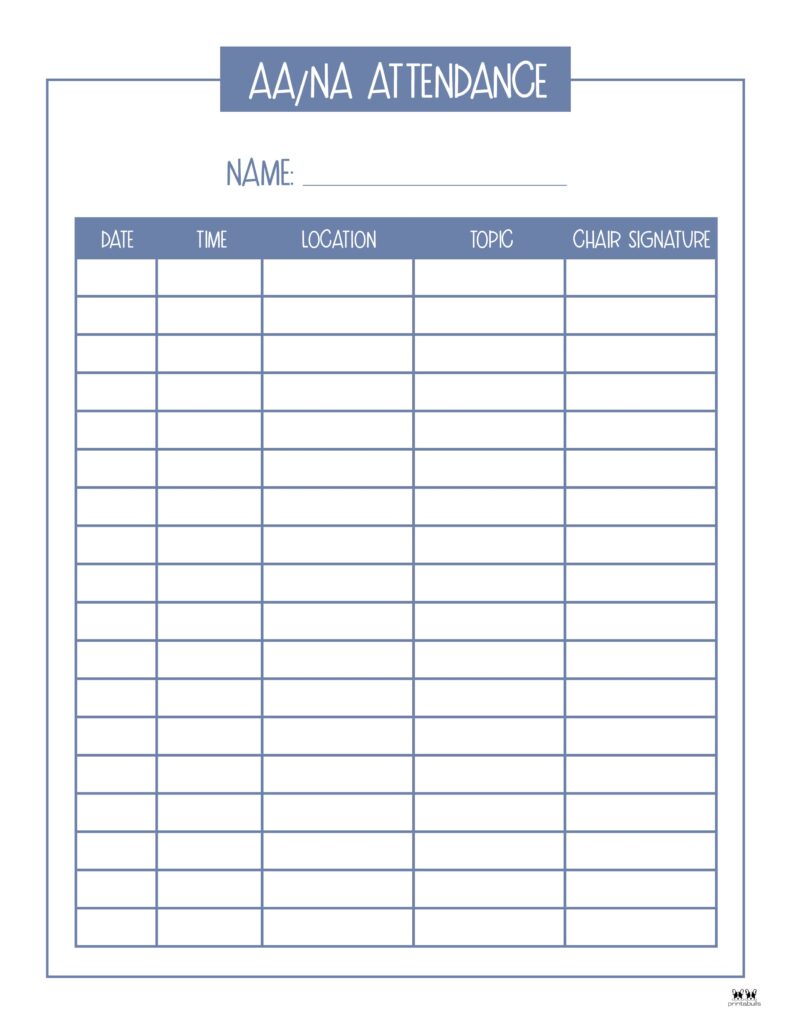 Printable AA_NA Attendance Sheet-1