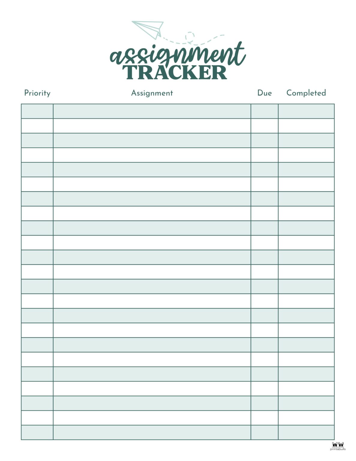 master assignment tracker