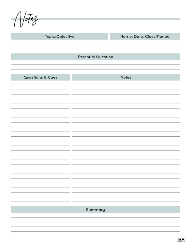 Printable-Cornell-Notes-Template-11