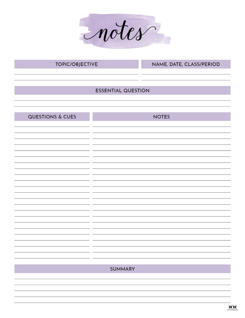 Printable-Cornell-Notes-Template-3