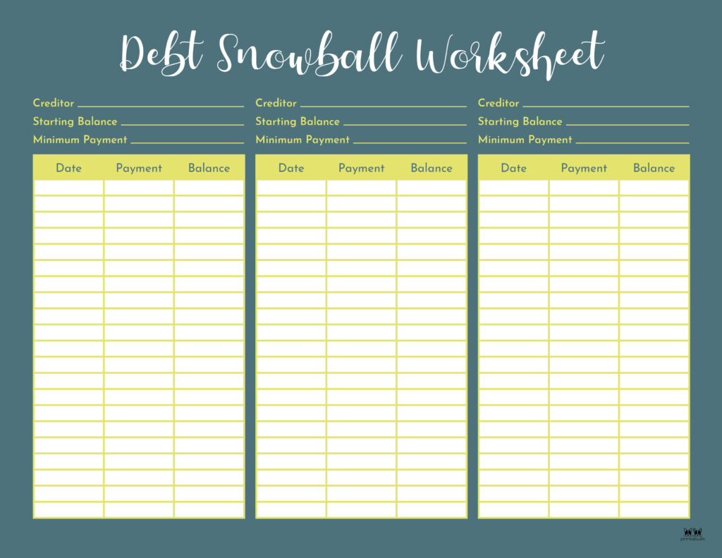 Printable-Debt-Snowball-Worksheet-3