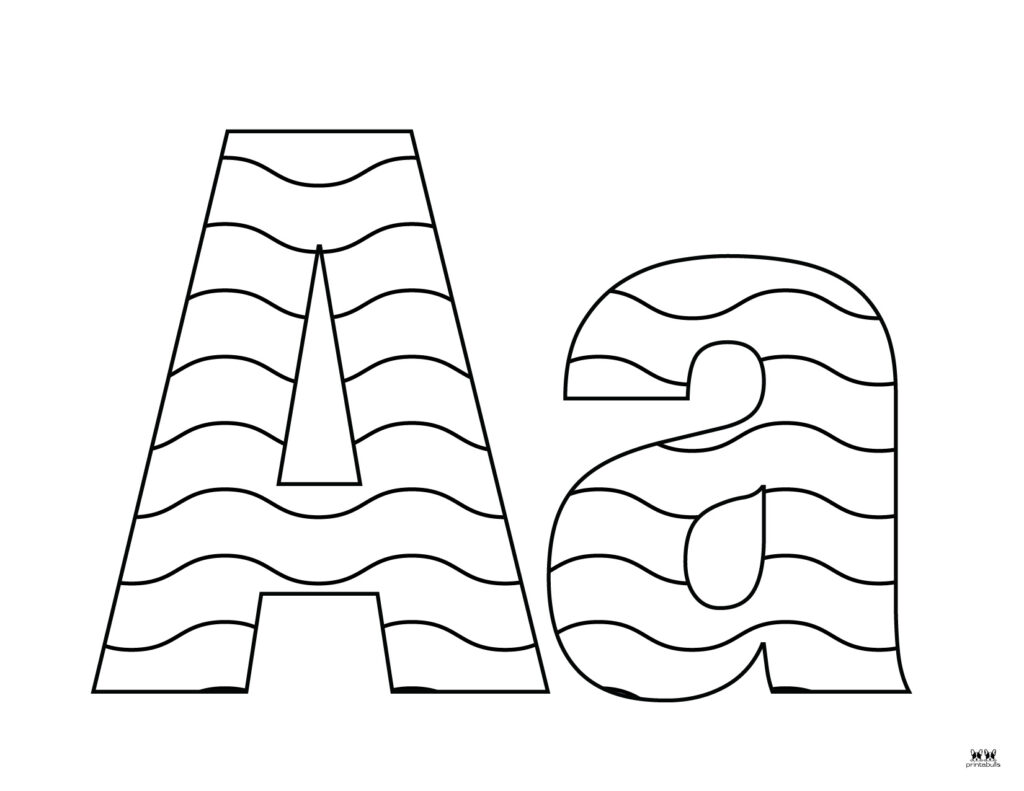 Lower Case Letter a Coloring Pages - Get Coloring Pages