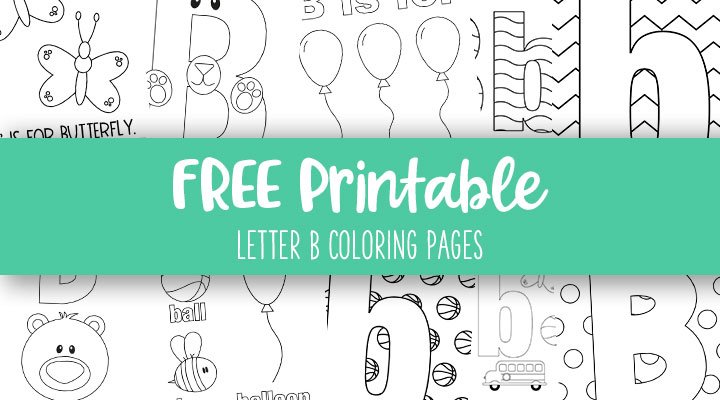 🖍️ Alphabet Lore Letter B - Printable Coloring Page for Free