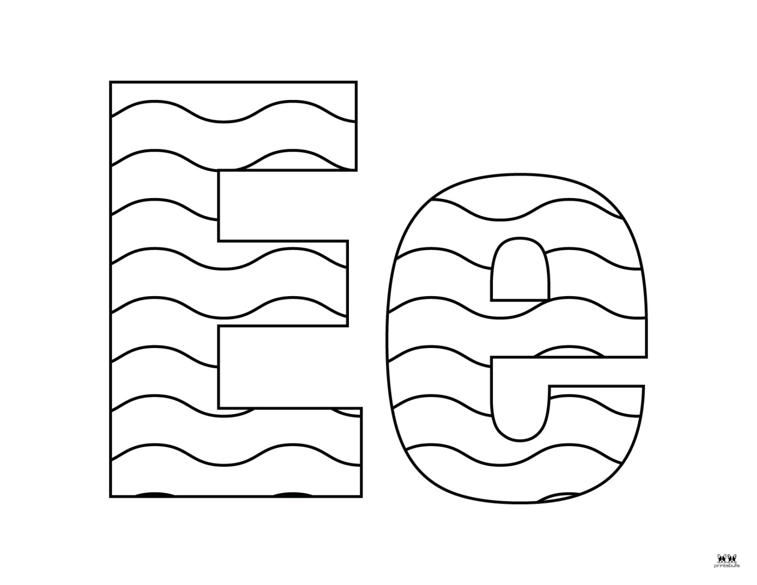 Letter E Coloring Pages - 15 FREE Pages | Printabulls