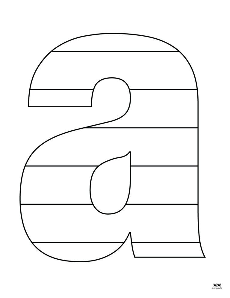 Letter A Coloring Pages - 15 FREE Pages | Printabulls
