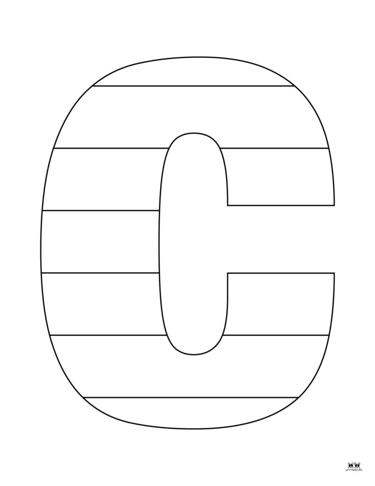 Letter C Coloring Pages 15 FREE Pages Printabulls