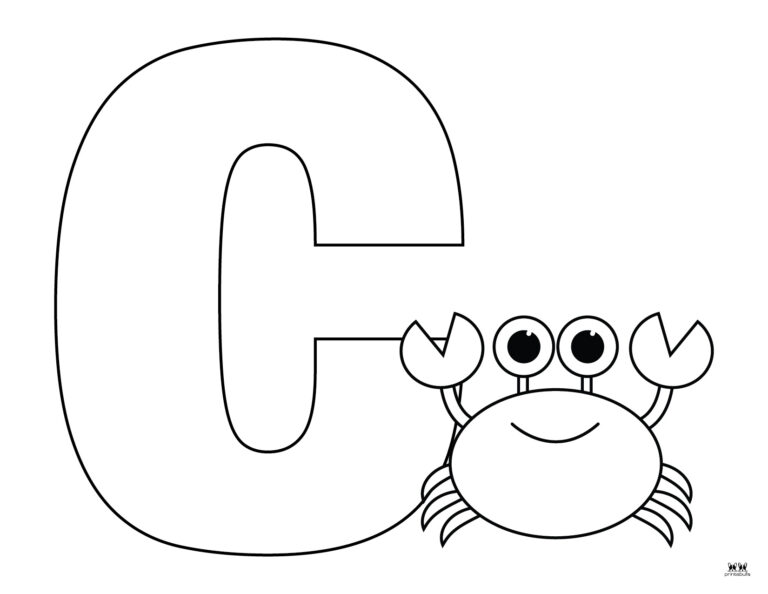 Letter c coloring pages 15 free pages printabulls