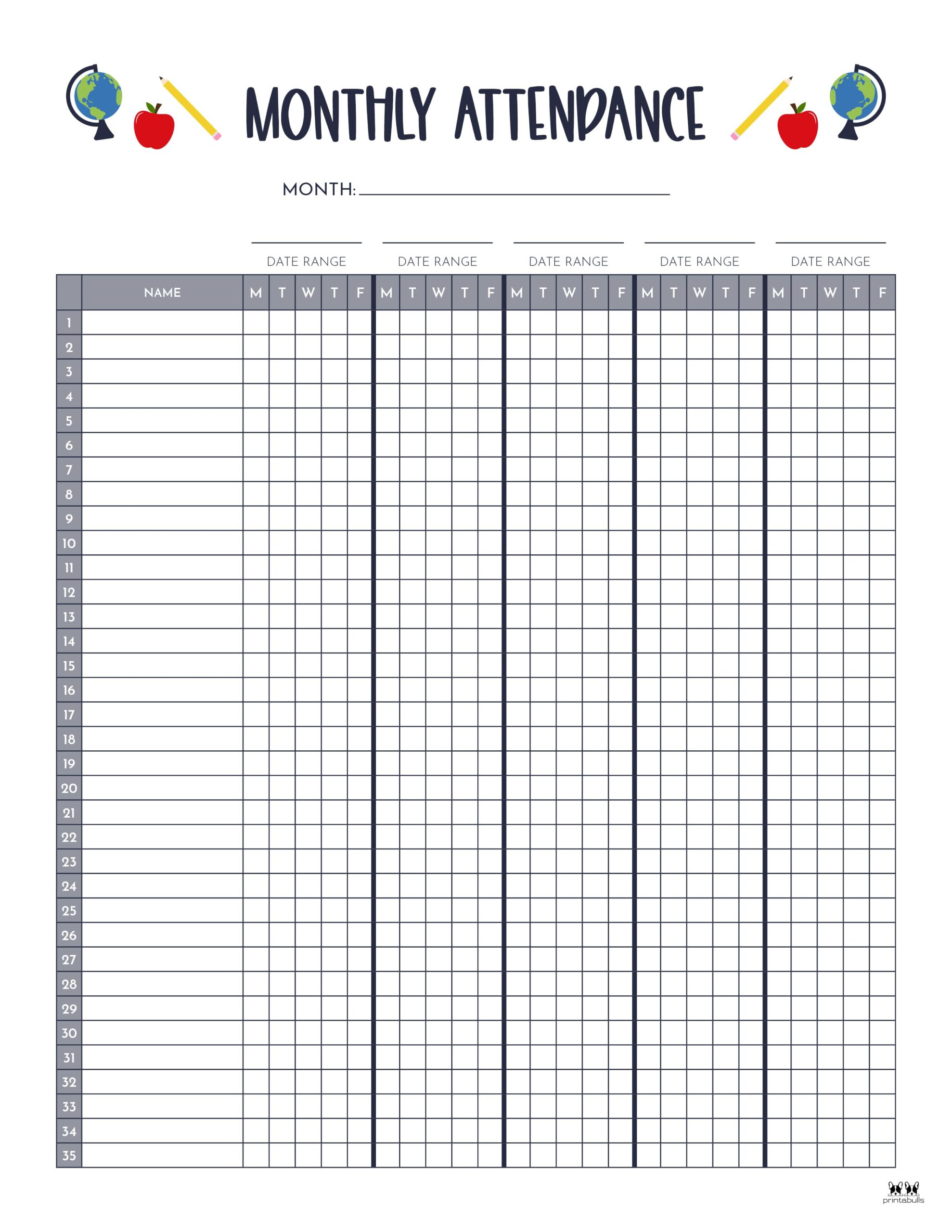 attendance-sheets-52-free-printables-printabulls