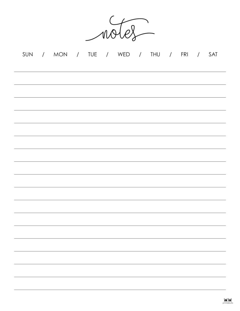 Note page