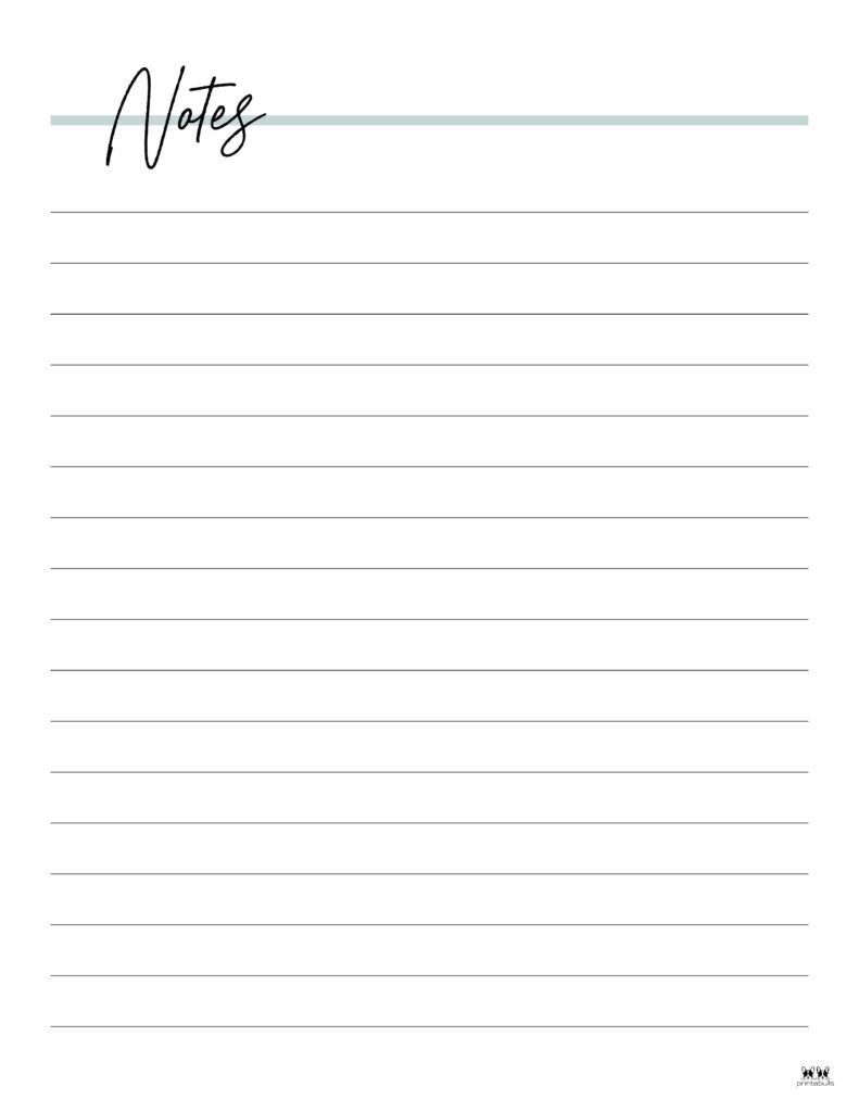 Note Pages Templates 30 FREE Printables PrintaBulk Note Pages Templates 30 FREE Printables PrintaBulk