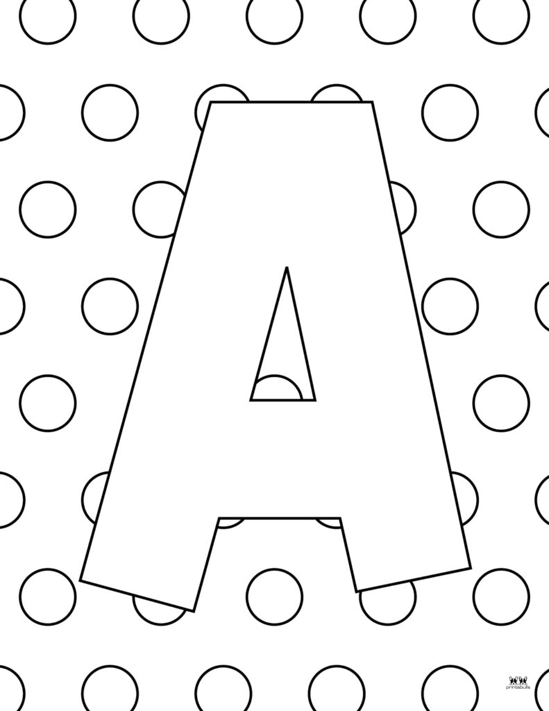 Lower Case Letter a Coloring Pages - Get Coloring Pages