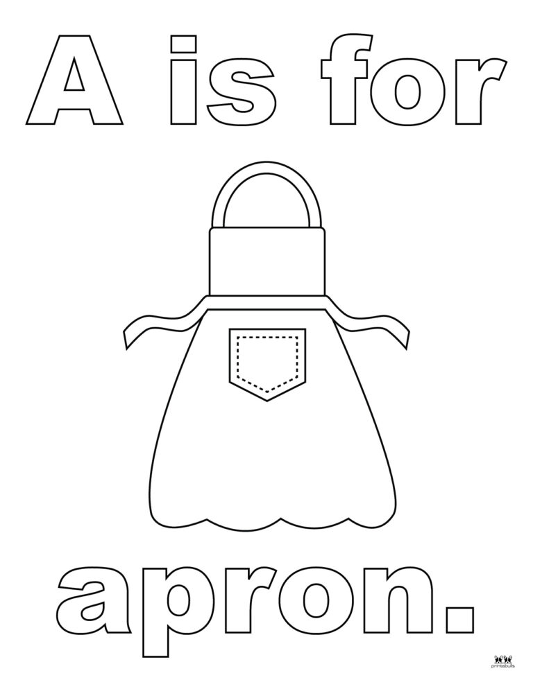 Letter A Coloring Pages - 15 FREE Pages | Printabulls