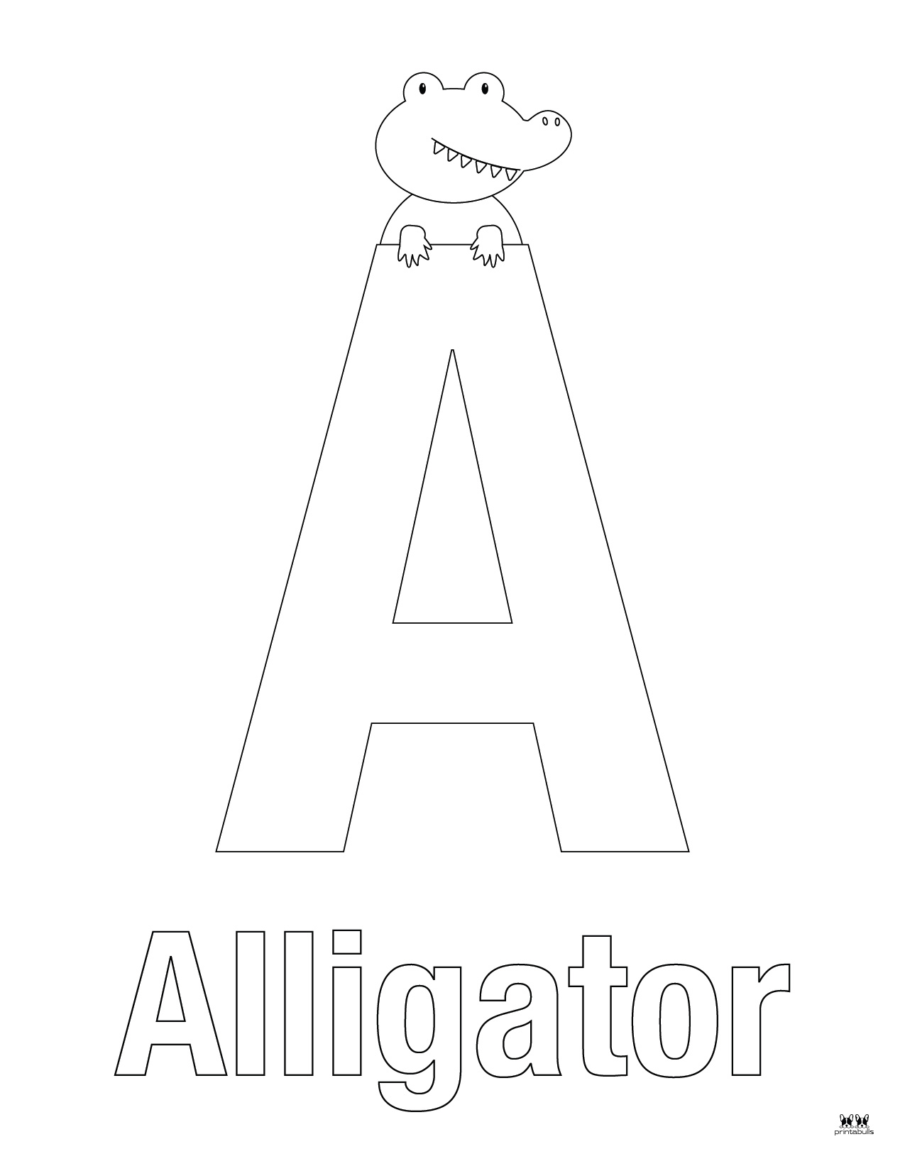 Letter A Coloring Pages 15 FREE Pages PrintaBulk