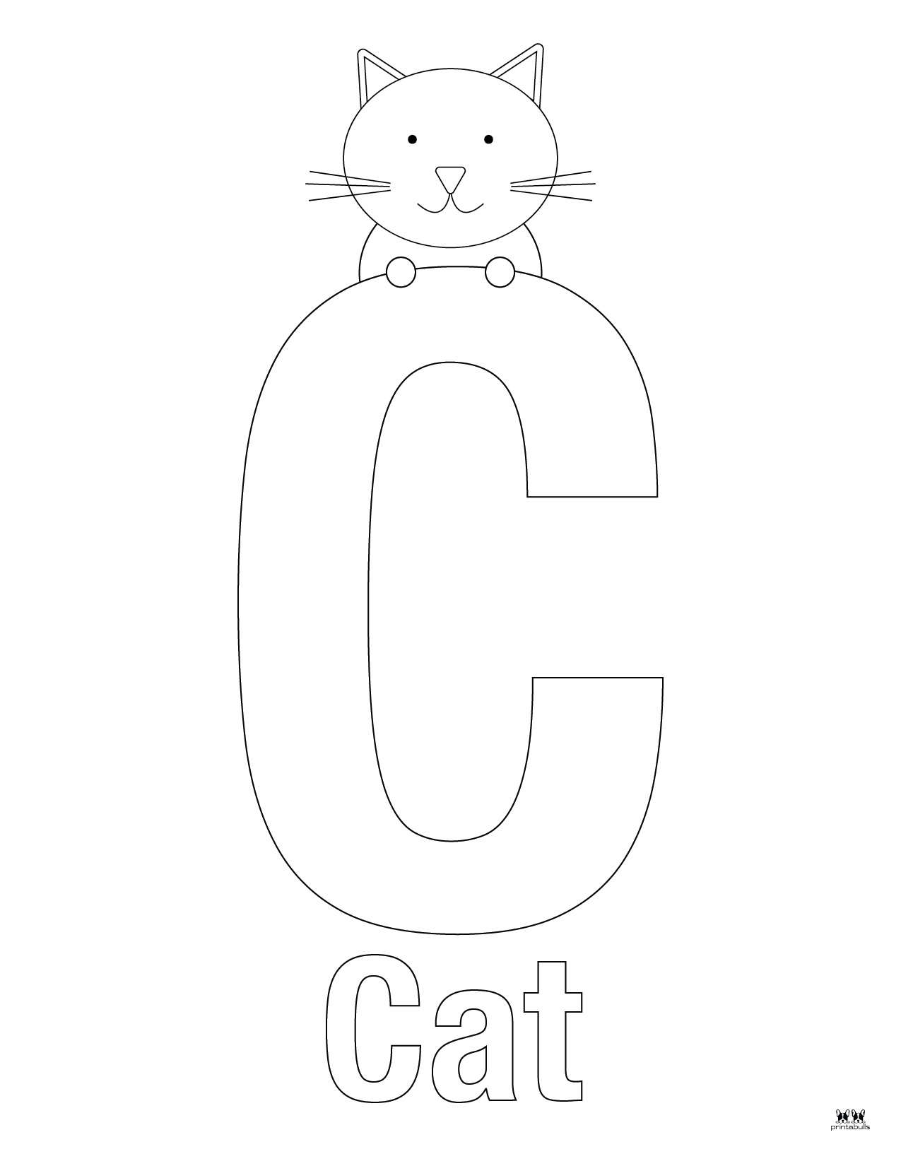 Letter C Coloring Pages 15 FREE Pages PrintaBulk