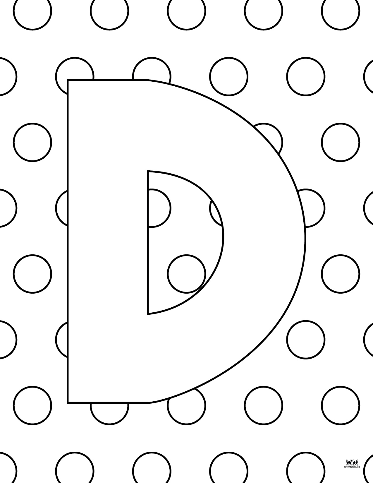 Letter D Coloring Pages - 15 FREE Pages | Printabulls