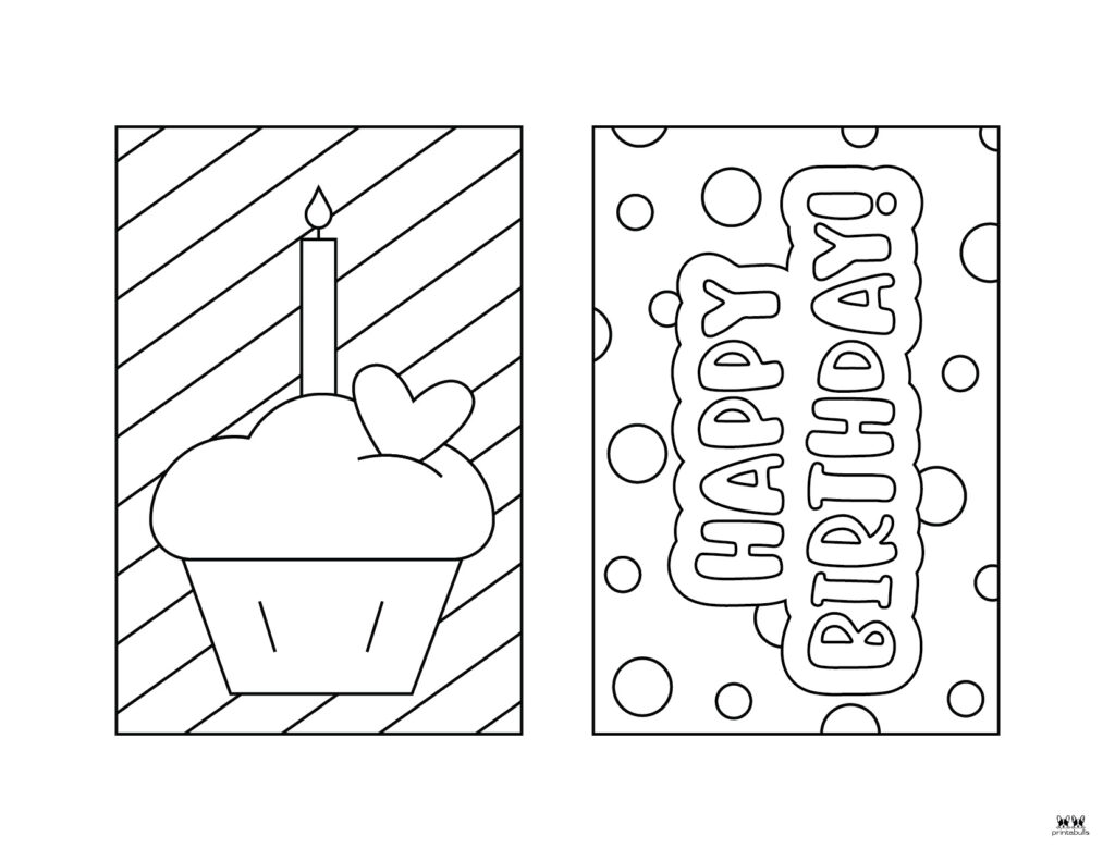 Printable Coloring Birthday Cards For Mom
