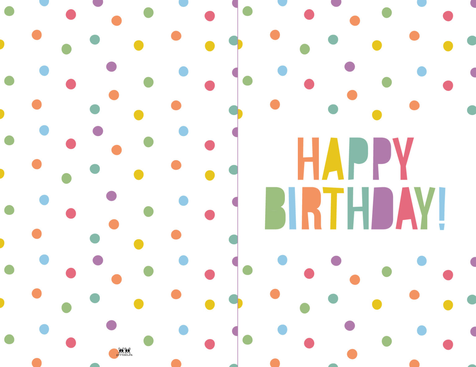 Printable Birthday Cards - 110 FREE Birthday Cards | Printabulls