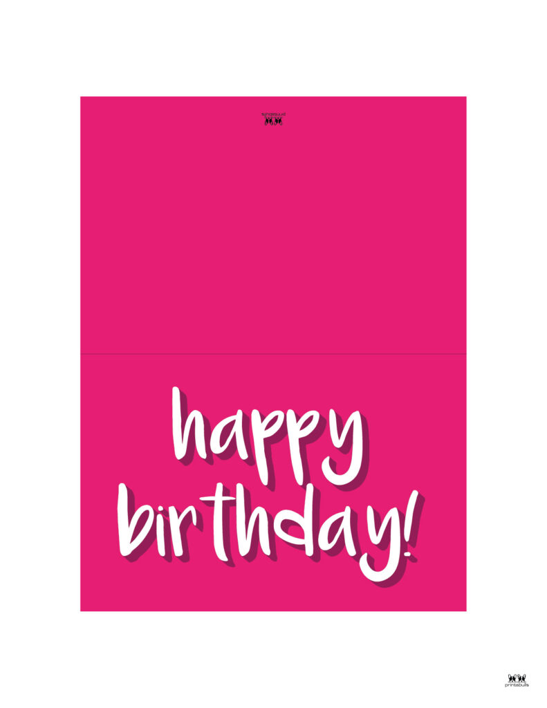 Printable Birthday Cards - 110 FREE Birthday Cards | Printabulls