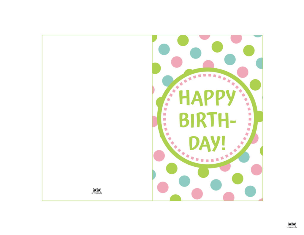 Free Printable Birthday Cards for Everyone