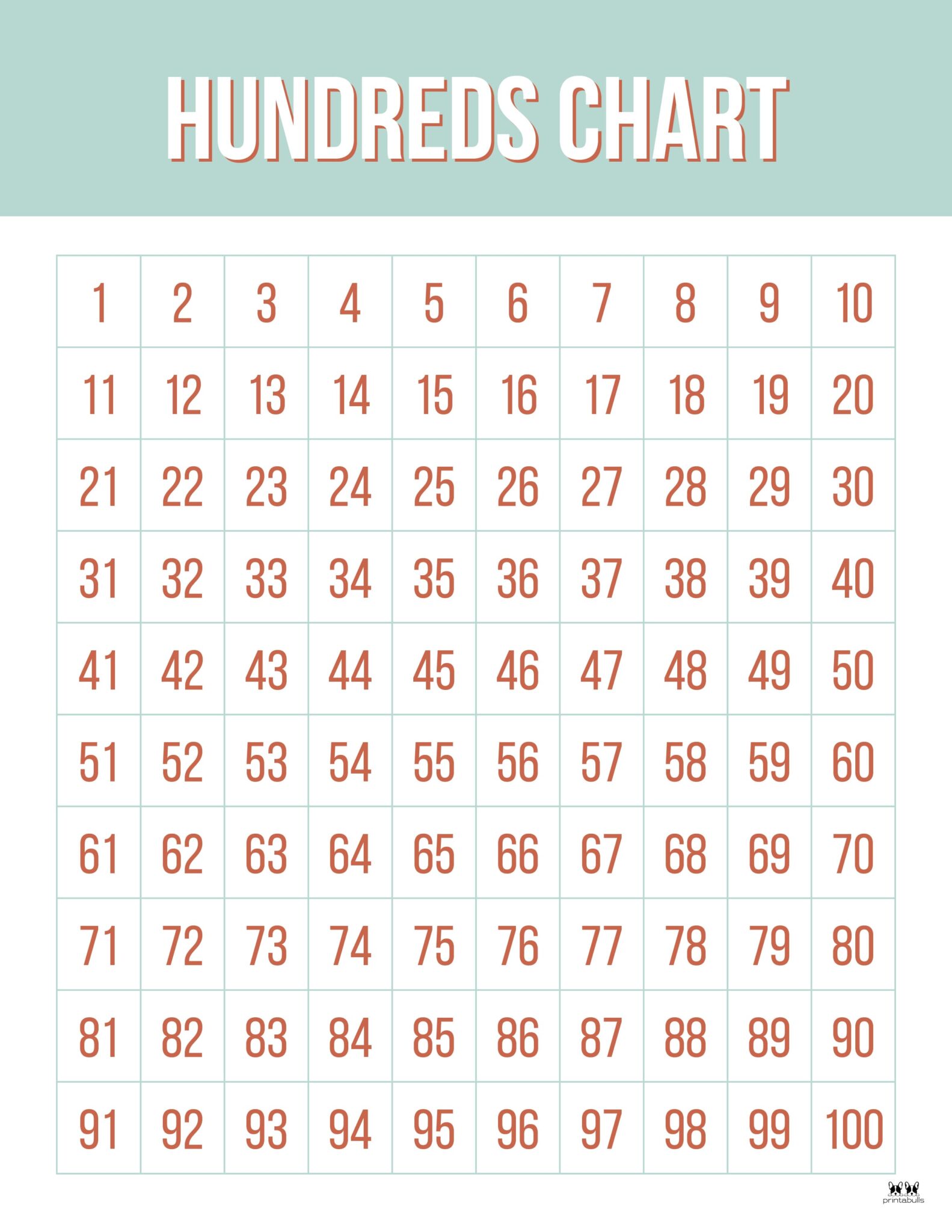 Hundreds Charts - 25 FREE Printables | Printabulls