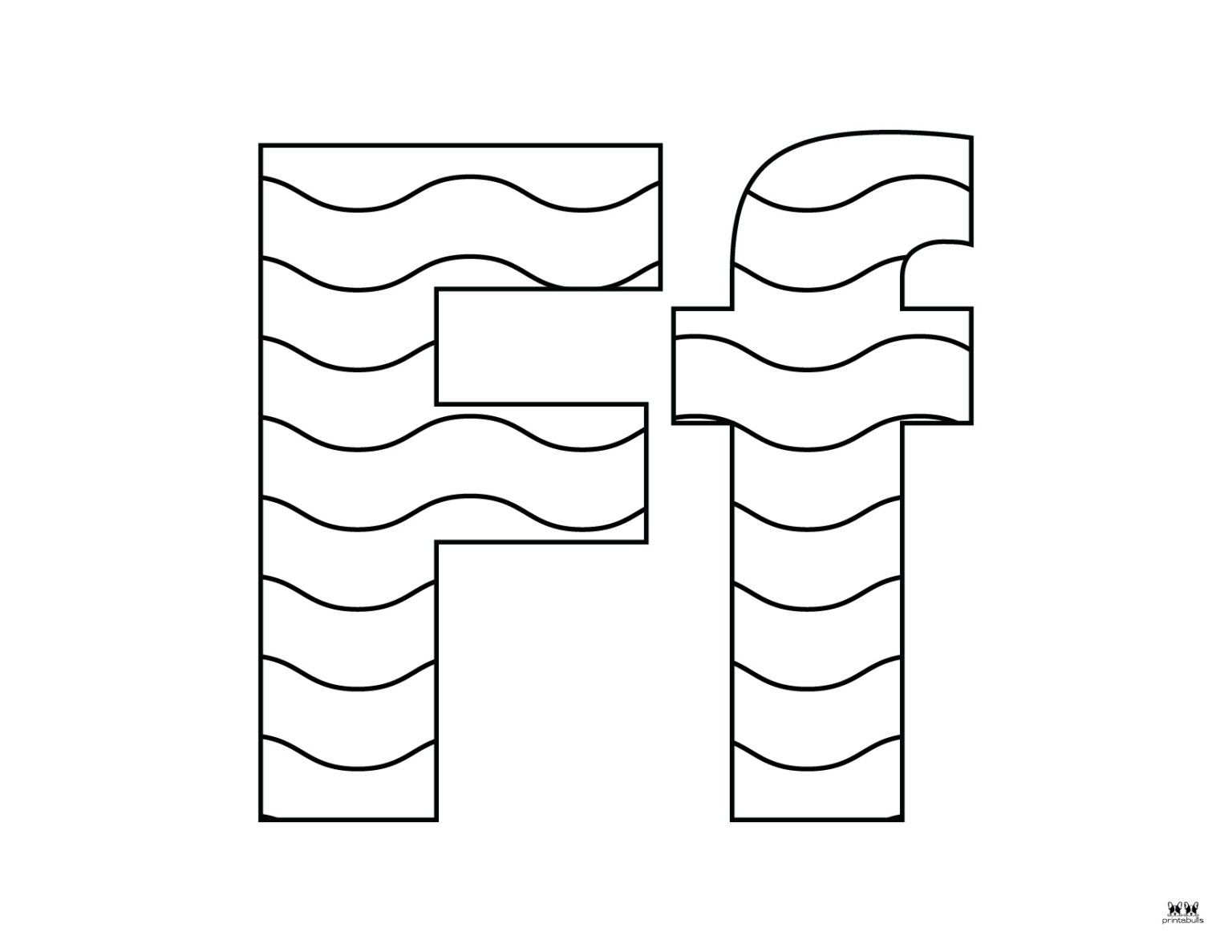 Letter F Coloring Pages 15 FREE Pages Printabulls
