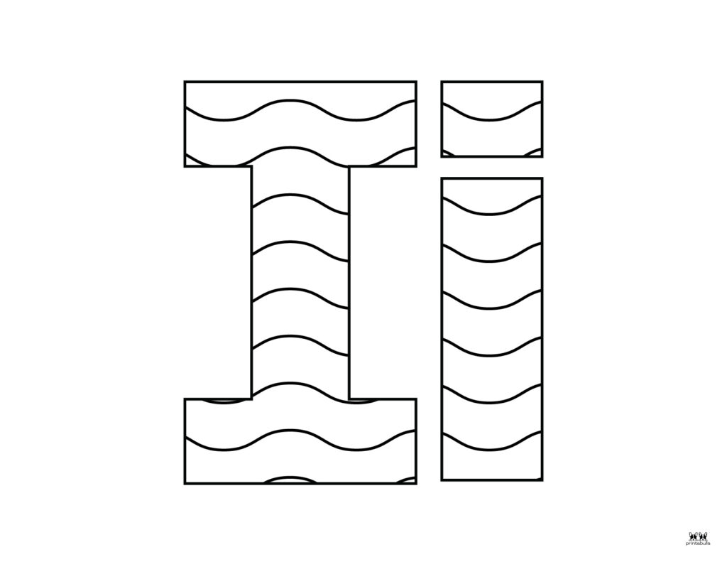 Letter I Coloring Pages Printable