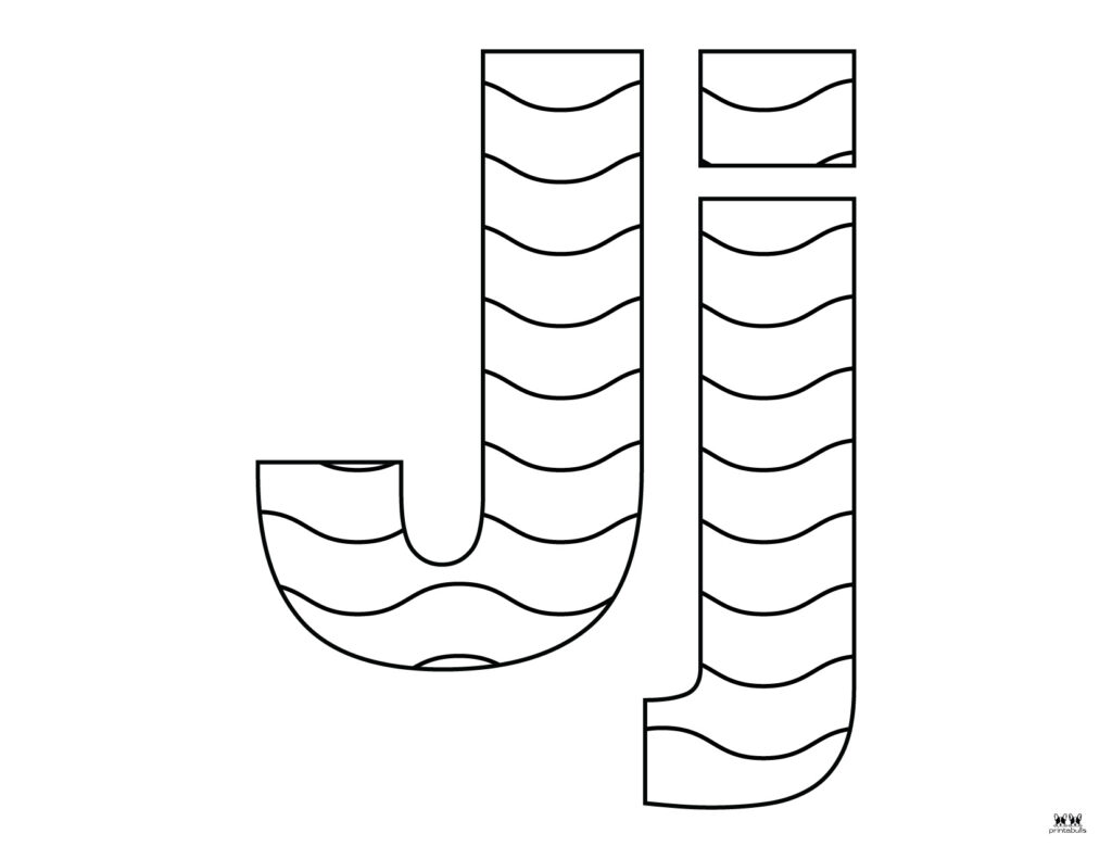 Letter J Coloring Pages - 15 FREE Pages - PrintaBulk