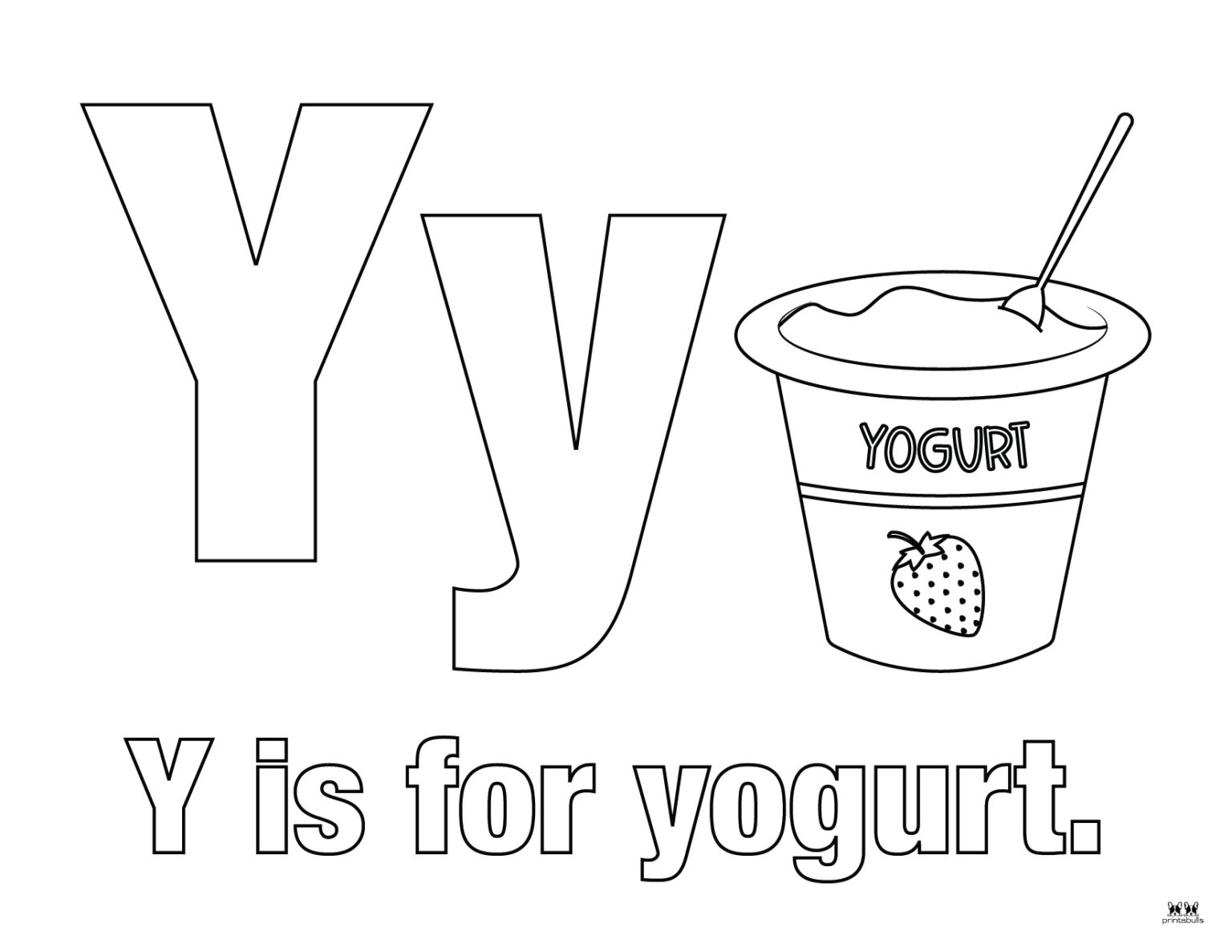 Letter y coloring pages 15 free pages printabulls