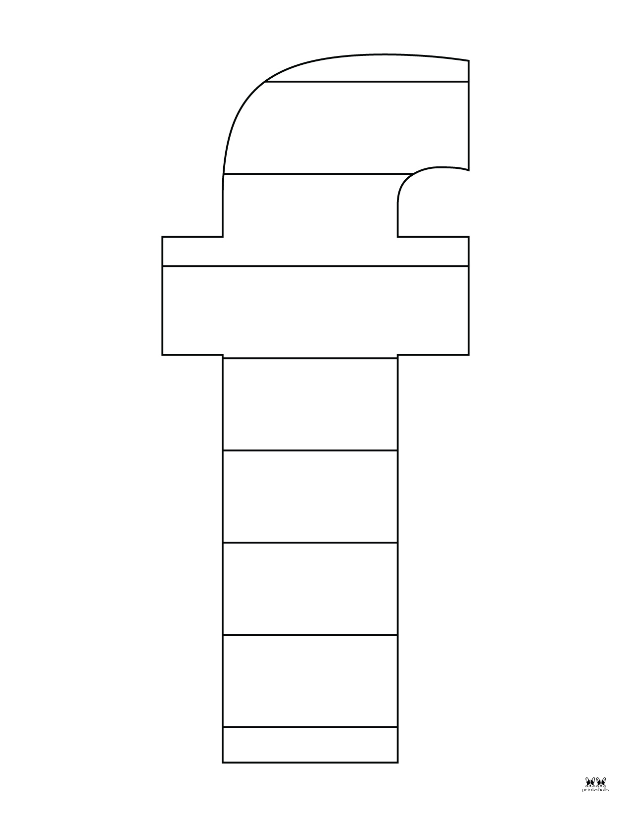 Letter F Coloring Pages