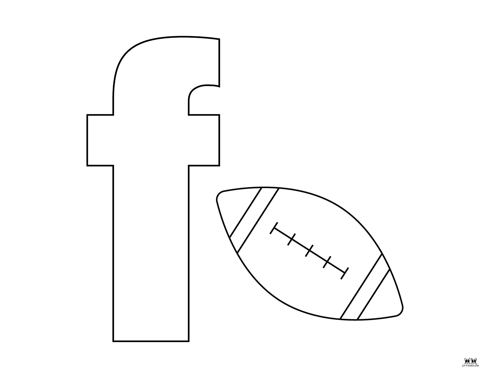 Letter F Coloring Pages - 15 FREE Pages | Printabulls