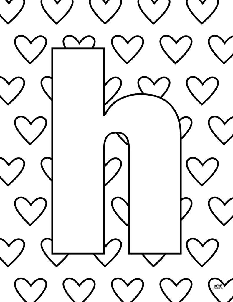 Printable-Lowercase-Letter-H-Coloring-Page-2
