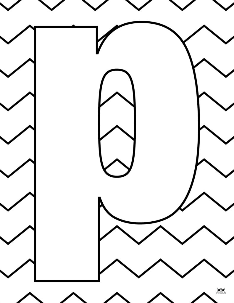 Printable-Lowercase-Letter-P-Coloring-Page-1