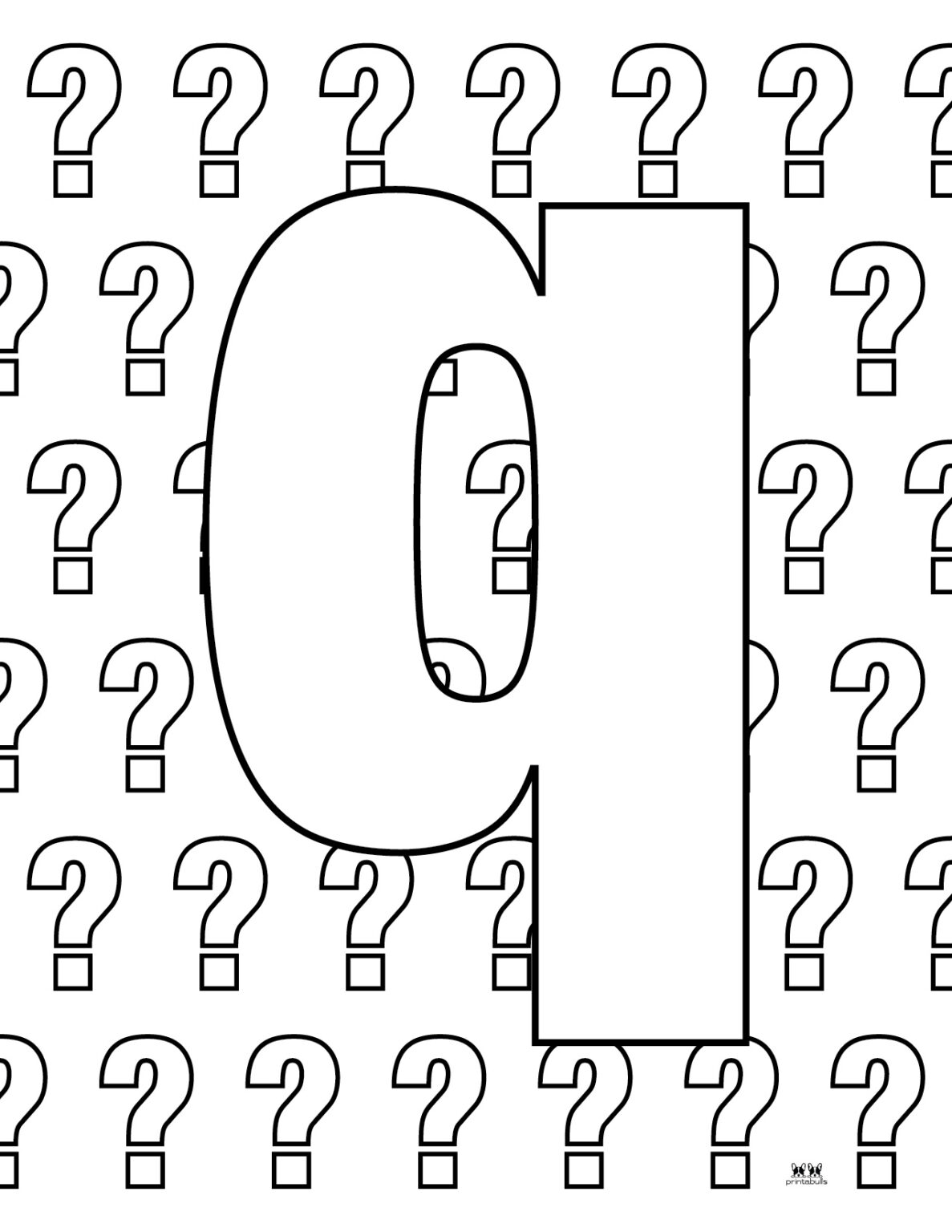 Letter Q Coloring Pages - 15 FREE Pages | Printabulls