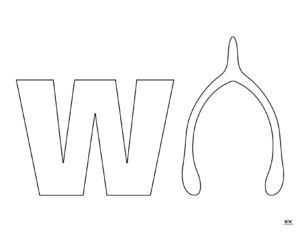 Letter W Coloring Pages - 15 FREE Pages | Printabulls